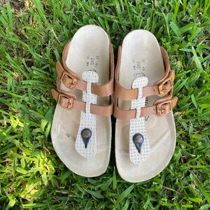 NWOT! Birkenstock Papillio Gizeh Double Strap Sandals Size 37